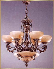 Alabaster Chandeliers Model: RL 384-74